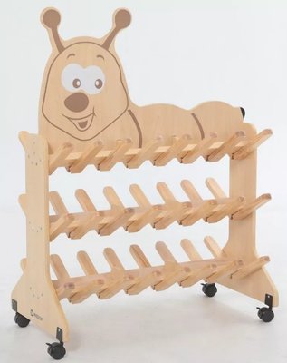 Mobilier - Accessoires pour meuble de rangement - Chariot à bottes " Petite Chenille"