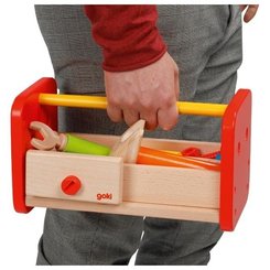 Jouets - Jouets à Empiler ou à Encastrer - Banc à marteler avec boîte pour le ranger, en bois