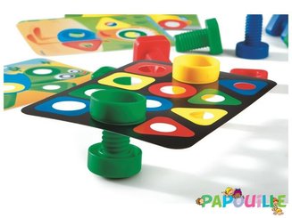 Jouets - Jeux de Construction - Jeu didactique nuts and bolts cartes à visser