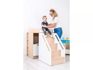 Change - Meuble à Langer crèche - Escalier table à langer