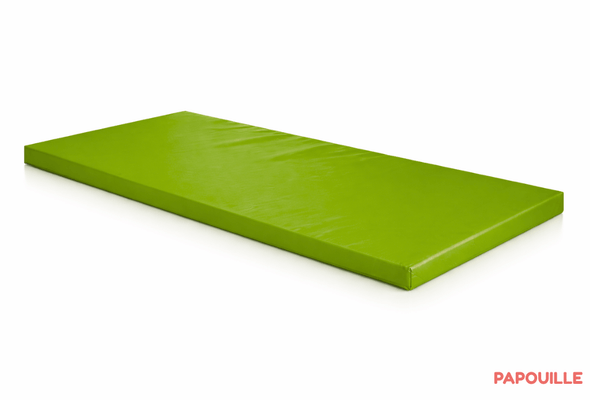 Motricité - Tapis de motricité bébé et enfant - Tapis de gym en mousse pvc 180x60x3cm vert