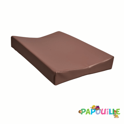Change - Matelas à Langer - Matelas à langer incurvé galbé 50 x 70 cm en mousse - Chocolat