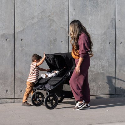 Puériculture - Poussette - Poussette double - de la naissance à 4 ans - Noir