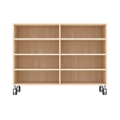 Mobilier - Meuble de rangement scolaire - Meuble de rangement 8 cases à roulettes 79 x 120 cm - Timéo