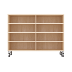Mobilier - Meuble de rangement scolaire - Meuble de rangement 8 cases à roulettes 79 x 120 cm - Timéo