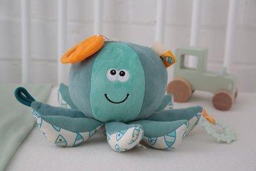 Jouets - Hochets et Jouets Sensoriels - DE // La pieuvre de manipulation