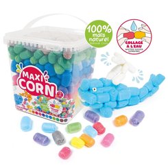 Jeux - Loisirs Créatifs  - Maxicorn - Seau 380 Flocons de Maïs - 100 % naturel