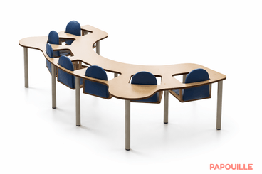 Puériculture - Chaise haute bébé et Siège Repas - Chaise haute 7 places en bois