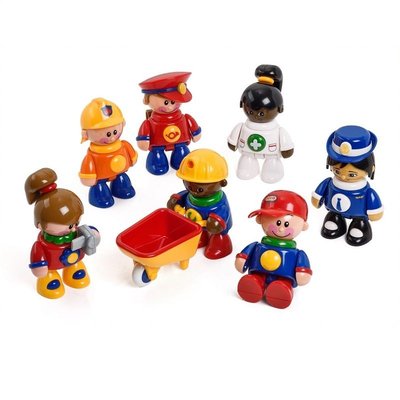 Jouets - Figurines - Figurines articulées copains du métier 7 pièces