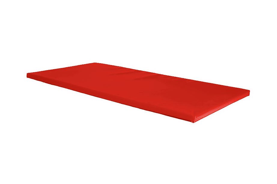 Tapis de gym en mousse pvc 180x60x3cm rouge