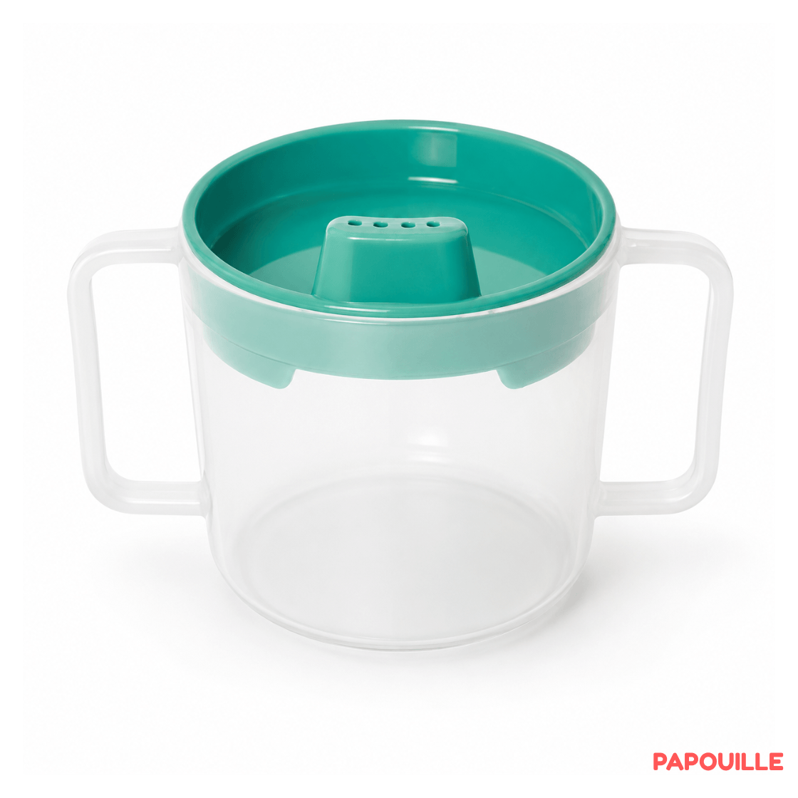 Tasse à bec droit avec couvercle 20cl vert
