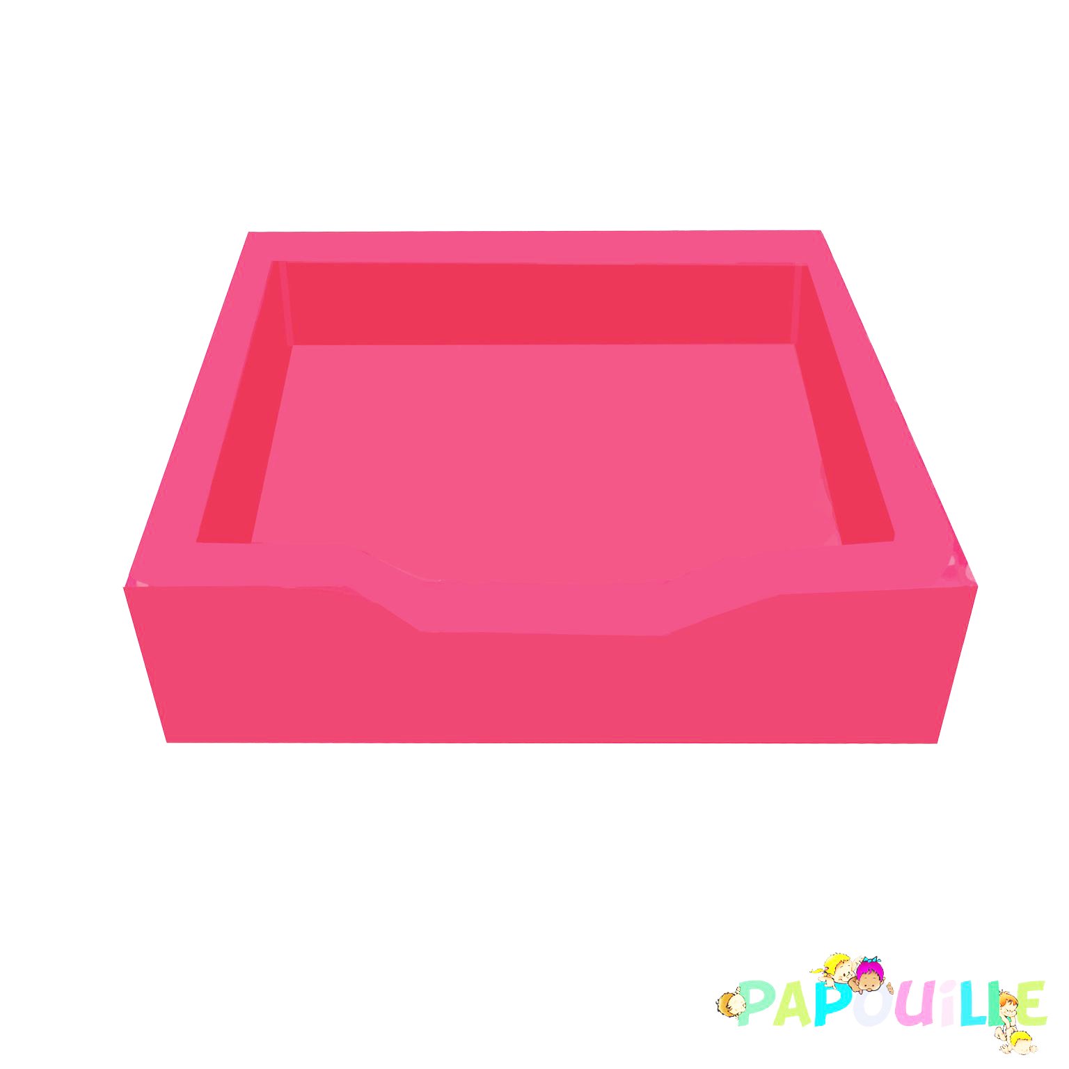 Bac en mousse pvc pour piscine a balle rose