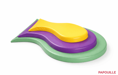 Motricité - Module de Motricité Bébé - Module 3 poissons toboggan en mousse pvc