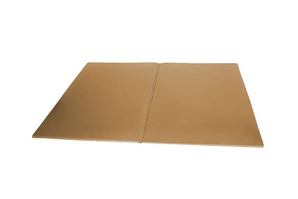 Motricité - Tapis de motricité bébé et enfant - Tapis d'évolution en mousse pvc pliant 200x150x2cm Taupe