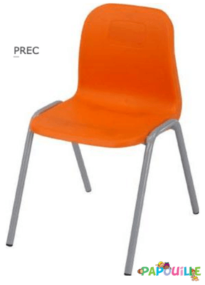 Mobilier - Chaise & fauteuil pour crèche - Chaise empilable Clara T0 Orange