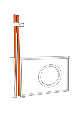 Mobilier - Barrière de séparation & Cloison crèche - Portillon de séparation avec anti pince doits collectivité - sur mesure