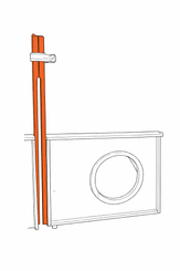 Mobilier - Barrière de séparation & Cloison crèche - Portillon de séparation avec anti pince doits collectivité - sur mesure