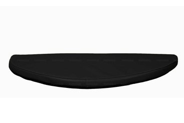 Motricité - Tapis de motricité bébé et enfant - Tapis 1/2 rond en mousse pvc 80 x 40 x 3cm noir