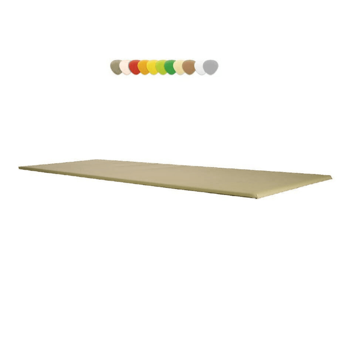 Tapis d'évolution en mousse pvc 200x100x2cm Crème