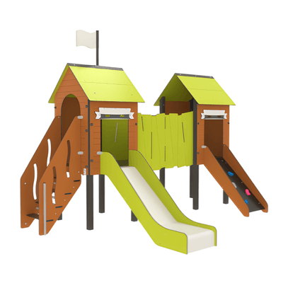 Mobilier - Aire de jeux et structure extérieure - Structure de jeux La promenade - Fixations courtes