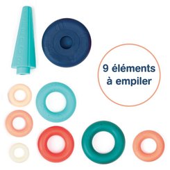 Jouets - Jouets à Empiler ou à Encastrer - Pyramide anneaux