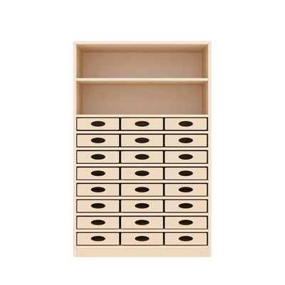 Mobilier - Meuble de rangement scolaire - Armoire de rangement 24 casiers - Malo