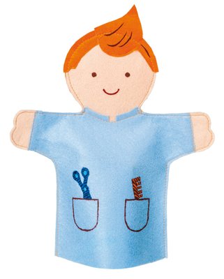 Jouets - Activités Manuelles et Marionnettes  - Lot de 12 Marionnettes - différents métiers