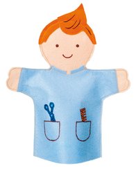 Jouets - Activités Manuelles et Marionnettes  - Lot de 12 Marionnettes - différents métiers
