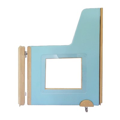 Mobilier - Barrière de séparation & Cloison crèche - Portillon de séparation avec fenêtre sur mesure