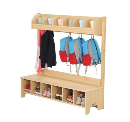 Mobilier - Banc vestiaire & Porte Manteaux - vestiaire spécial crèche