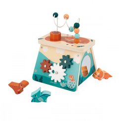 Jouets - Jouets à Empiler ou à Encastrer - Cube volcan d'activités