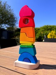 Jeux - Jeux Éducatifs et Puzzle - Tour à empiler, 11 éléments