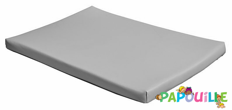 Change - Matelas à Langer - Matelas à langer plat 50 x 70 ep.4cm en mousse pvc gris