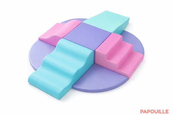 Motricité - Parcours de Motricité Crèche - Kit de modules tipas essentiel en mousse v4