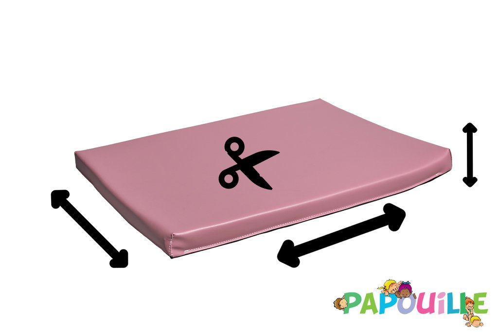 Tapis en mousse sur mesure épaisseur 2cm /m2 rose