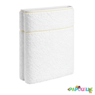 Change - Linge de Toilette Bébé, Enfant - Serviette jaune pastel 70 x 140 cm