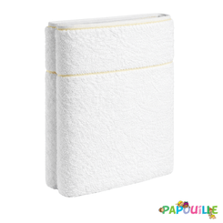 Change - Linge de Toilette Bébé, Enfant - Serviette jaune pastel 70 x 140 cm