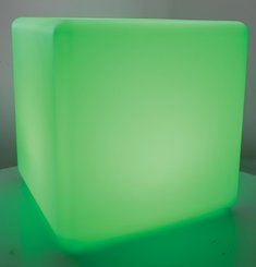 Motricité - Eveil Sensoriels et Tactiles - Cube lumineux sensoriel - LED - 40 cm