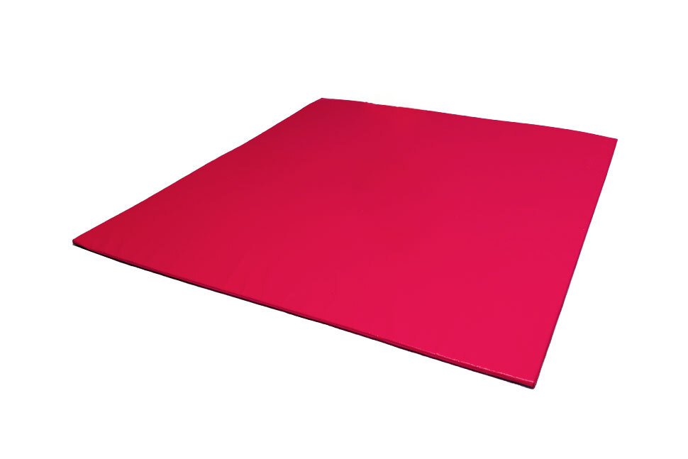 Grande aire d'évolution en mousse pvc 200x200x2cm rouge