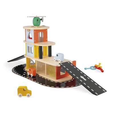 Jouets - Garages, Voitures et Circuits pour Enfant - Garage enfant bois