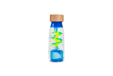 Motricité - Eveil Sensoriels et Tactiles - Bouteille sensorielle - spiral bleu