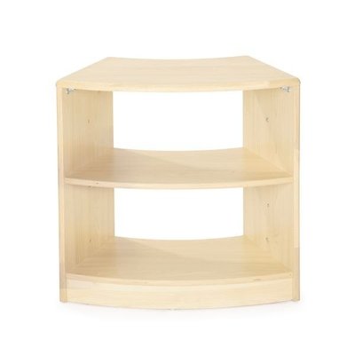 Mobilier - Meuble de rangement scolaire - Étagère de séparation de pièce incurvée à 45°