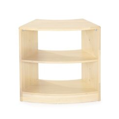 Mobilier - Meuble de rangement scolaire - Étagère de séparation de pièce incurvée à 45°