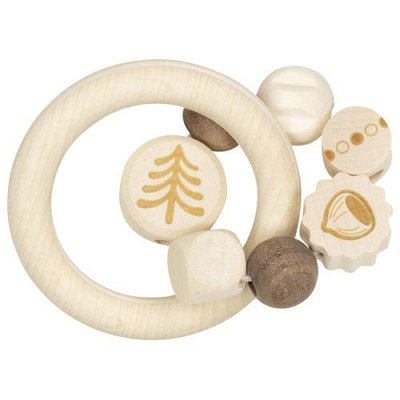 Jouets - Hochets et Jouets Sensoriels - Hochet en bois - Forêt