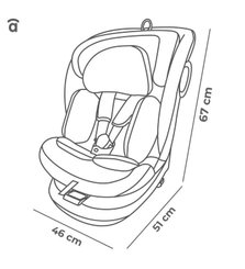 Puériculture - Siège Auto bébé et Réhausseur - Siège Auto Austain - 40 à 150 cm