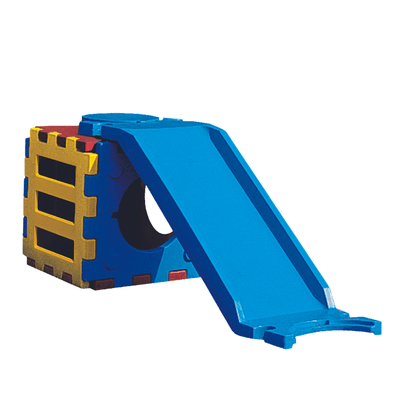 Mobilier - Aire de jeux et structure extérieure - Aire de jeux toboggan avec cube échelle 