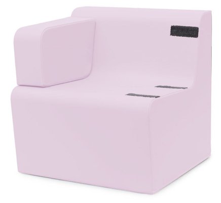 Puériculture - Fauteuils, coussins et accessoires d'allaitement - Fauteuil individuel allaitement 1 accoudoir rose pastel