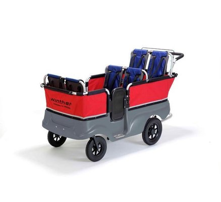 Puériculture - Poussette - Poussette chariot bus tortue kiddy 6 places