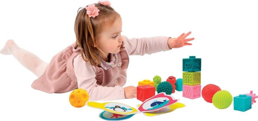 Jouets - Hochets et Jouets Sensoriels - Coffret d'éveil sensoriel