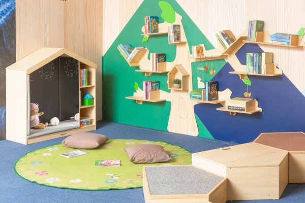 Mobilier - Meuble de rangement scolaire - Bibliothèque en arbre